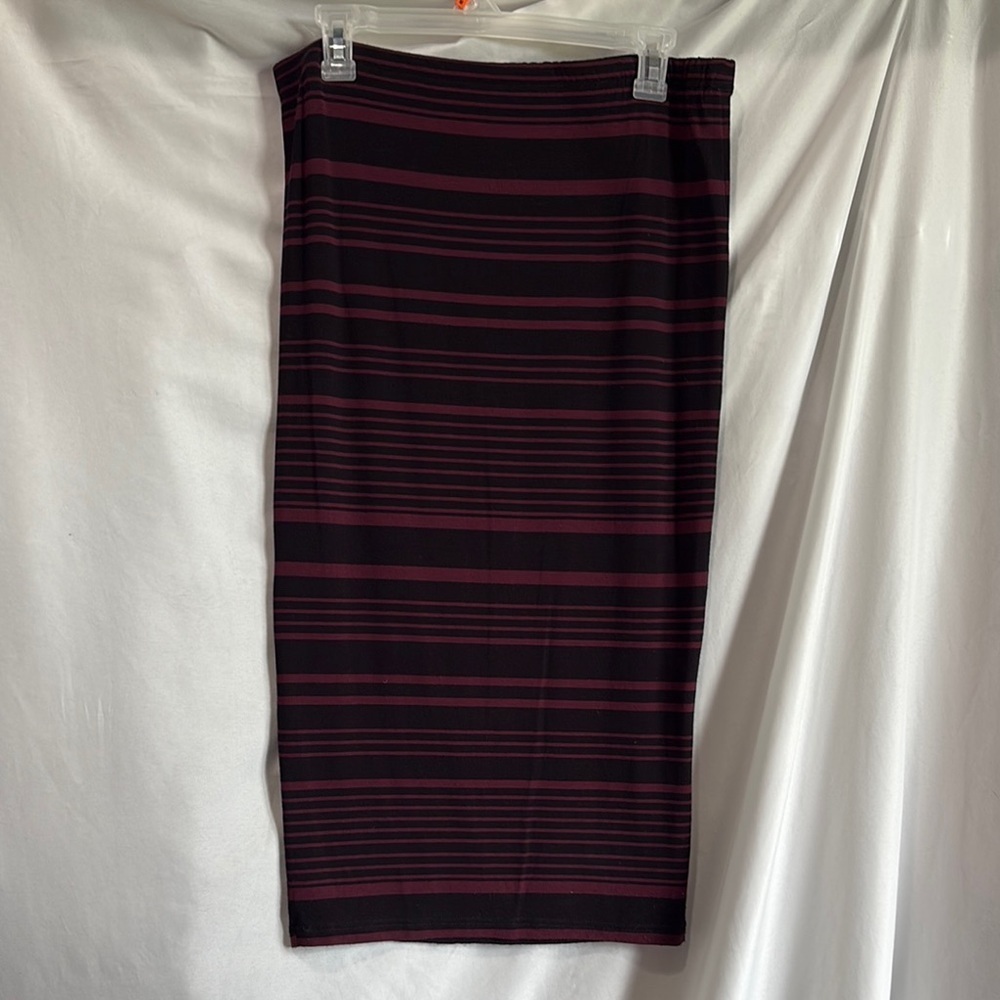 i jeans by Buffalo Black and Purple Midi Skirt
